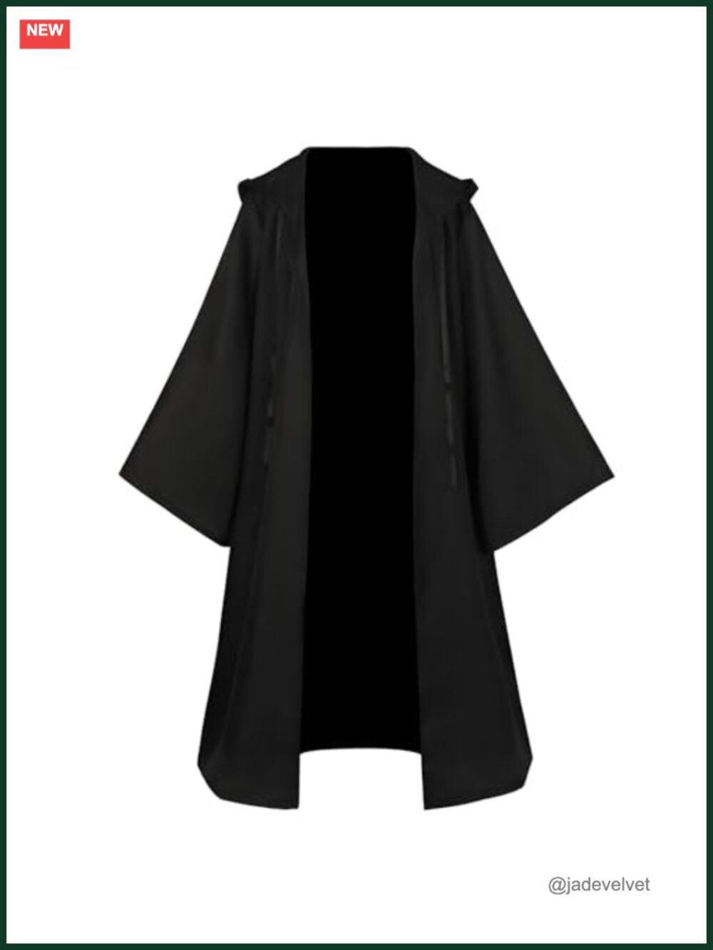 Halloween Magical Hooded Robe Cosplay Costume Wizard Witch Cape Polyester